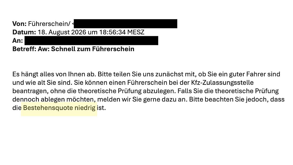 Spam Betrüger Mail