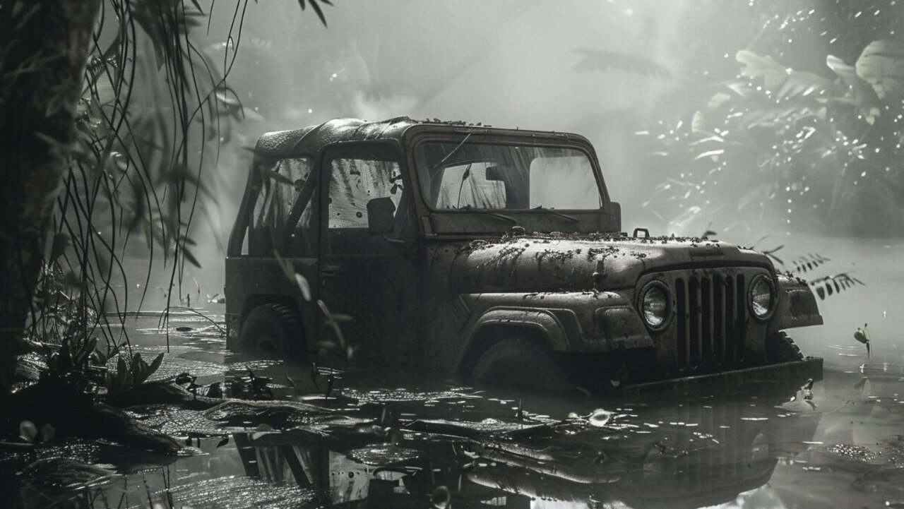 Einige Offroader – darunter jene von Range Rover – können je nach Modell in Wasser bis 90 Zentimeter Tiefe fahren.  Bei normalen PKW sind Schäden kaum zu verhindern. Bild: Freepik