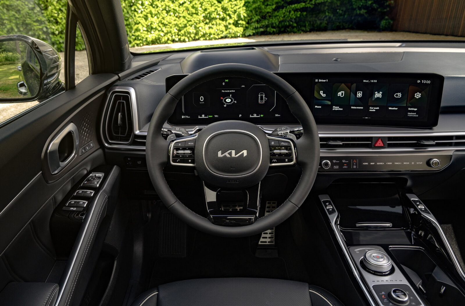 Cockpit des Kia Sorento