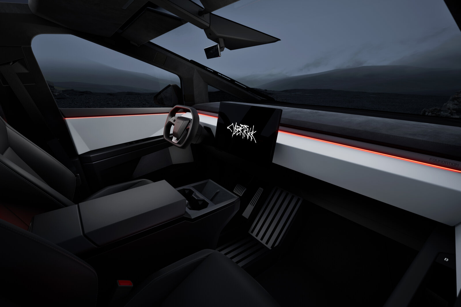 Wie aus einem Science-Fiction-Film: Der Cybertruck von Tesla. Bild: Tesla
