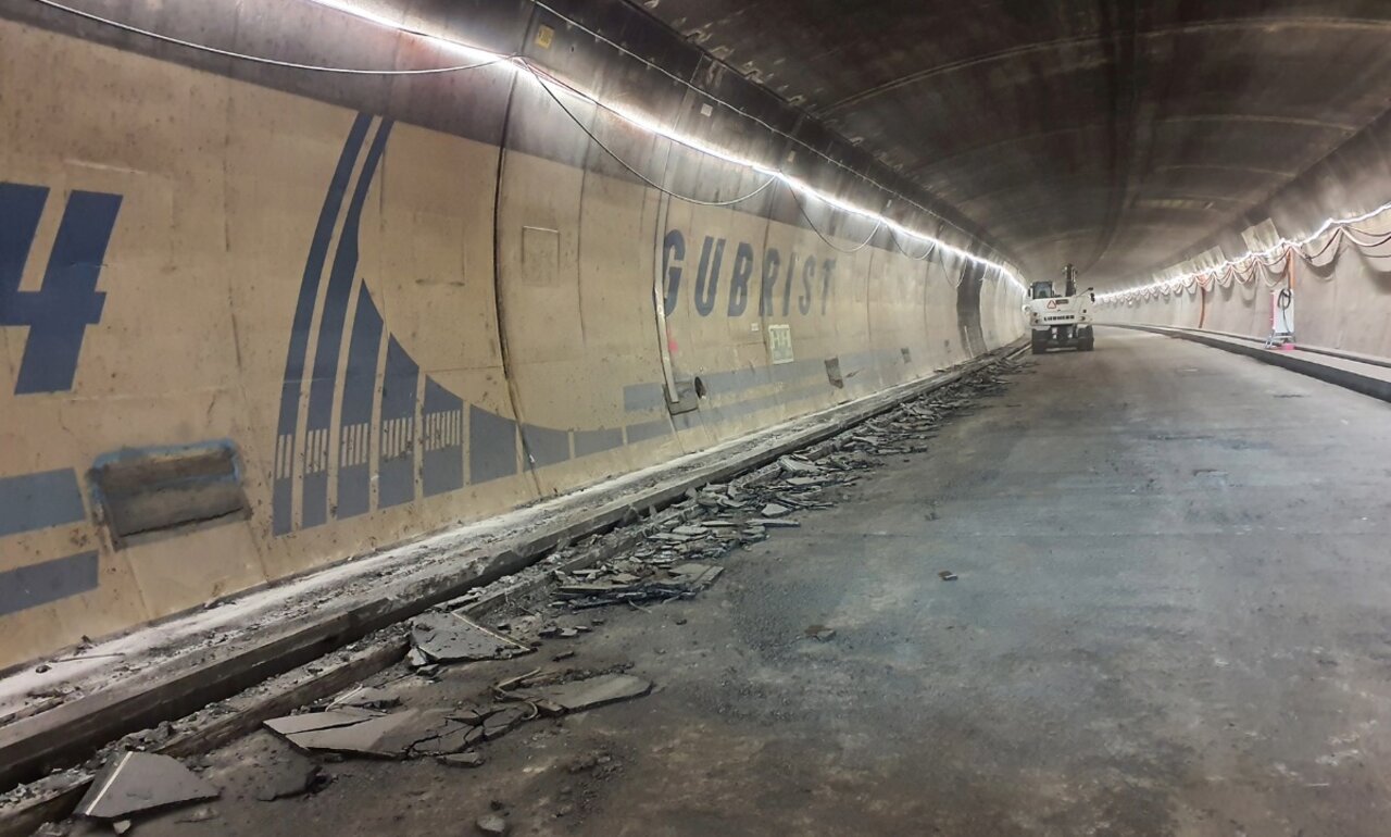 Gubrist Tunnel Baustelle