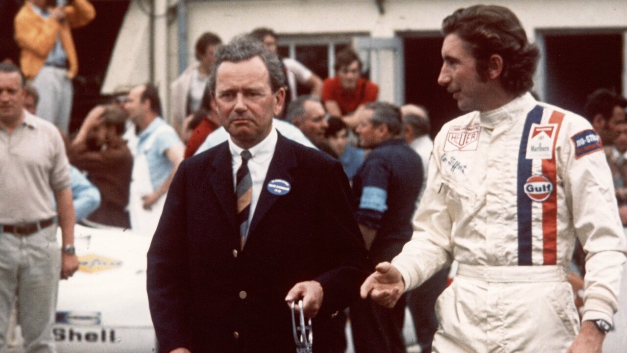 Jo Siffert (rechts) mit Ferdinand Porsche (links)