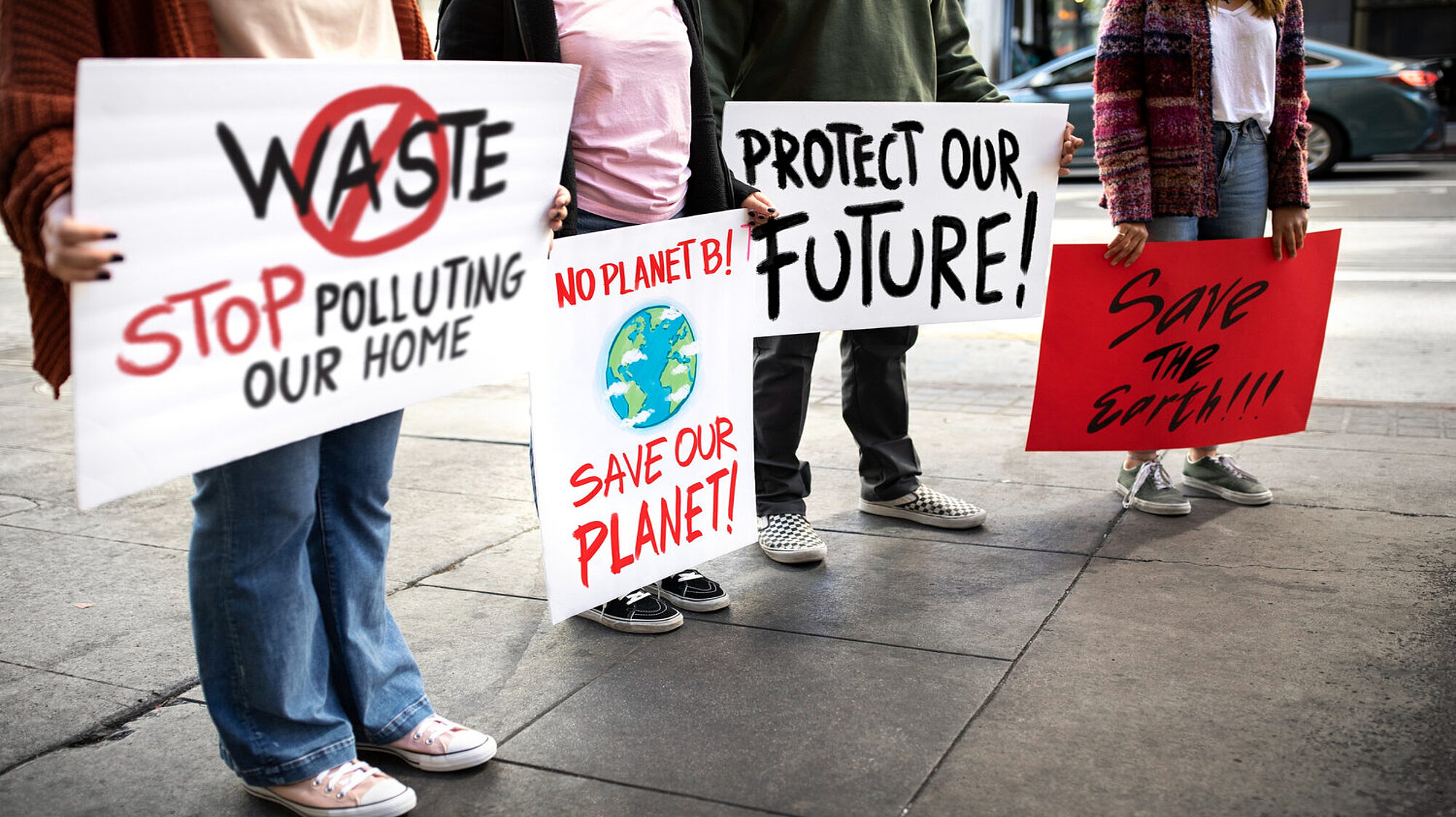 Protest für die Umwelt