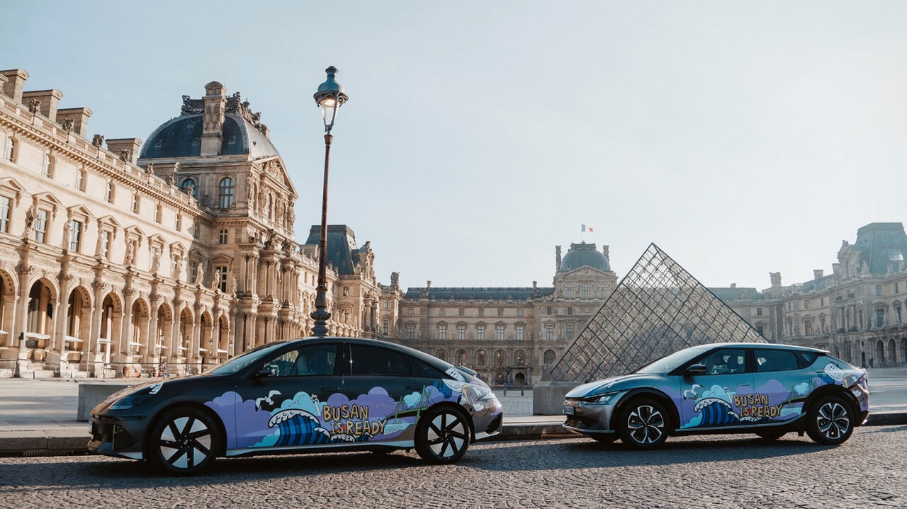 Hyundai Ioniq 6 und Kia EV6 in Paris