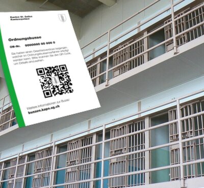 Gefängnis Schweiz Busse