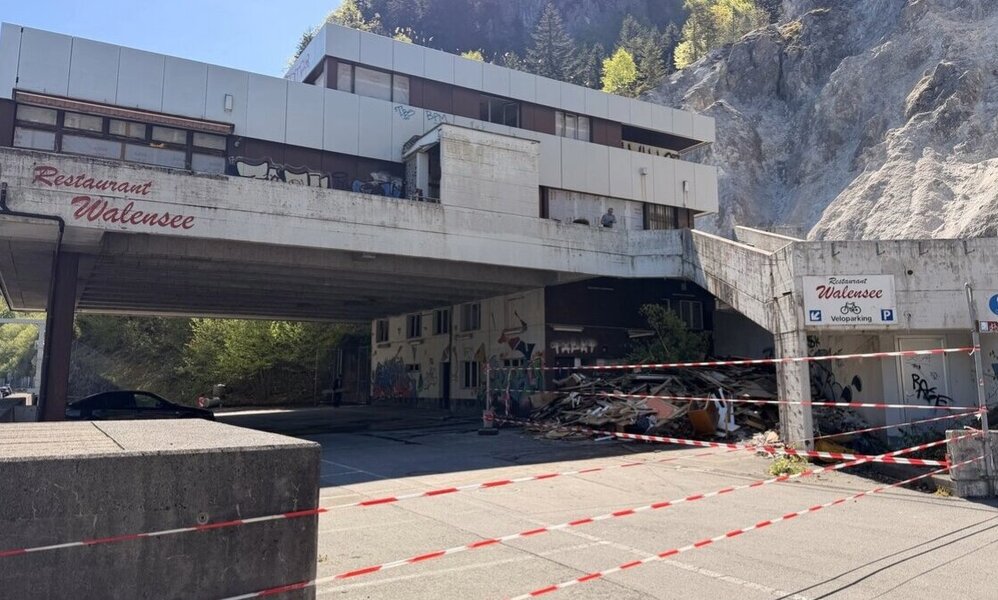 Walensee Raststätte Sanierung