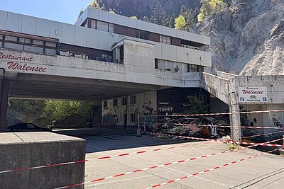 Walensee Raststätte Sanierung
