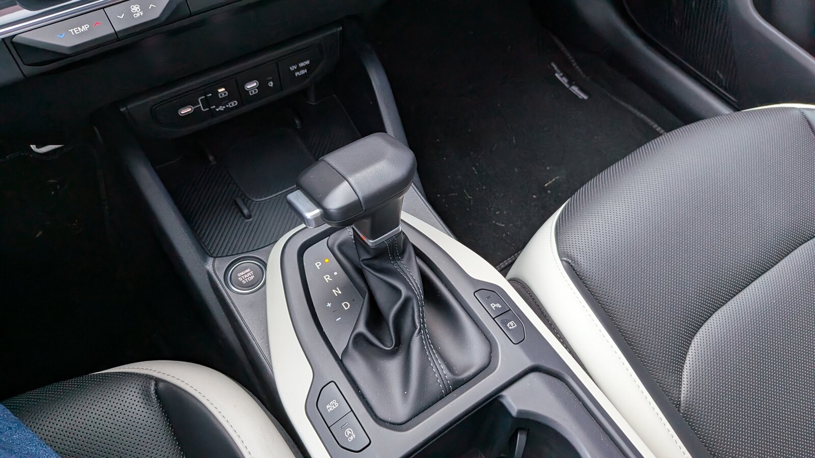 Gangwahlhebel eines Automatikautos