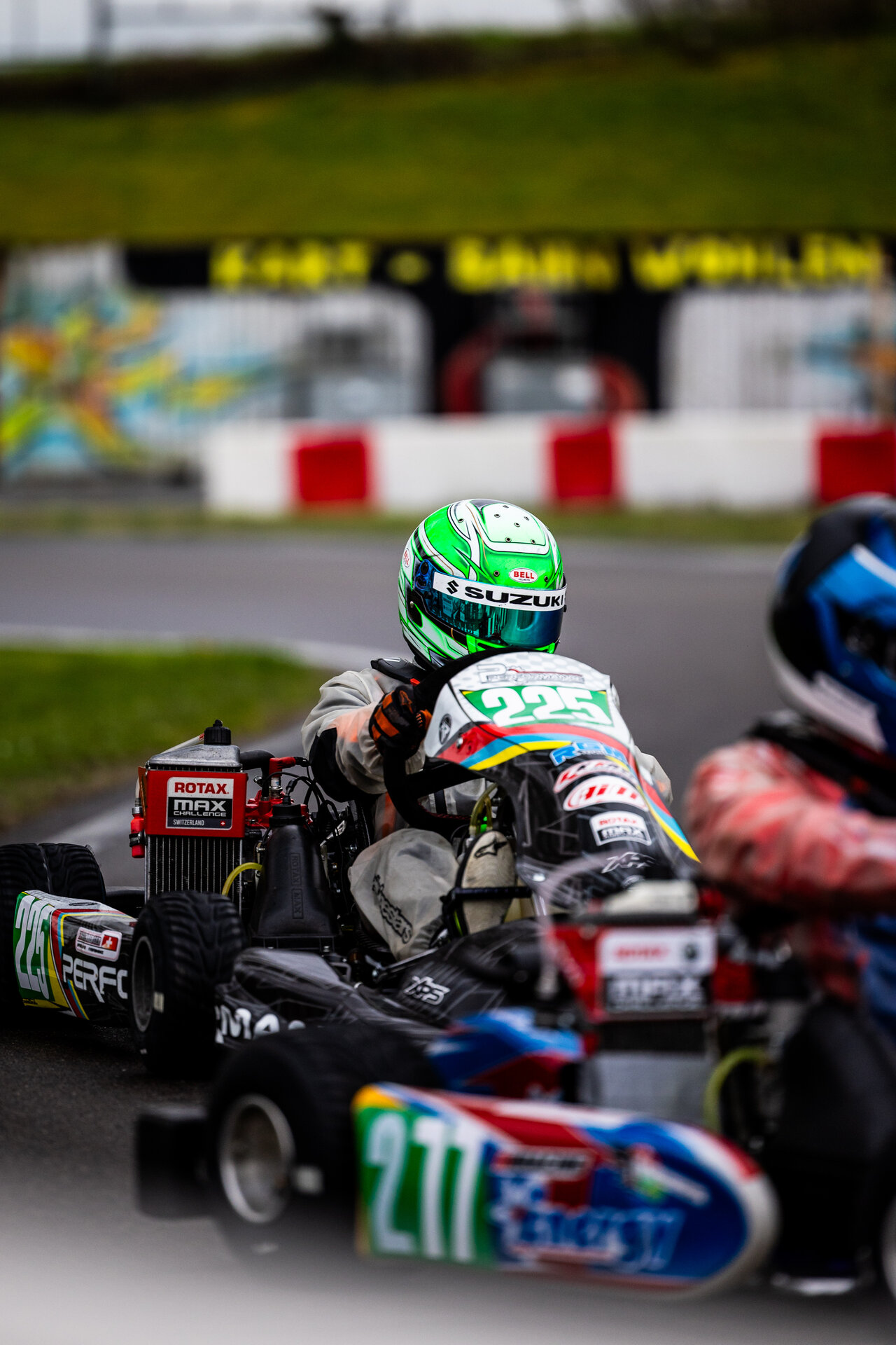Florin Eggenberger im Kart