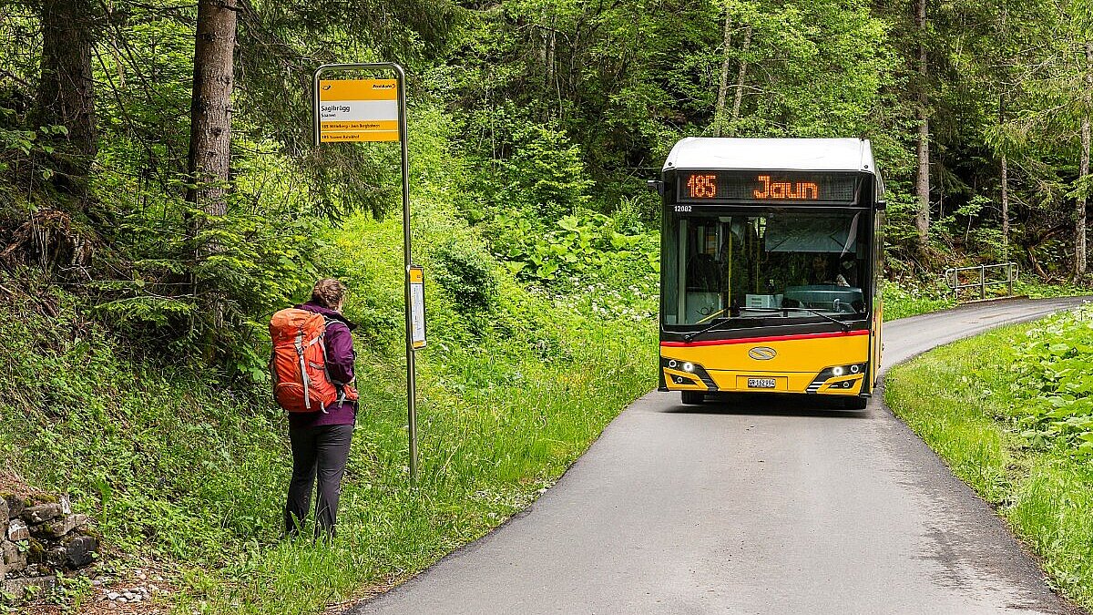 Jaun Gebiet Postauto
