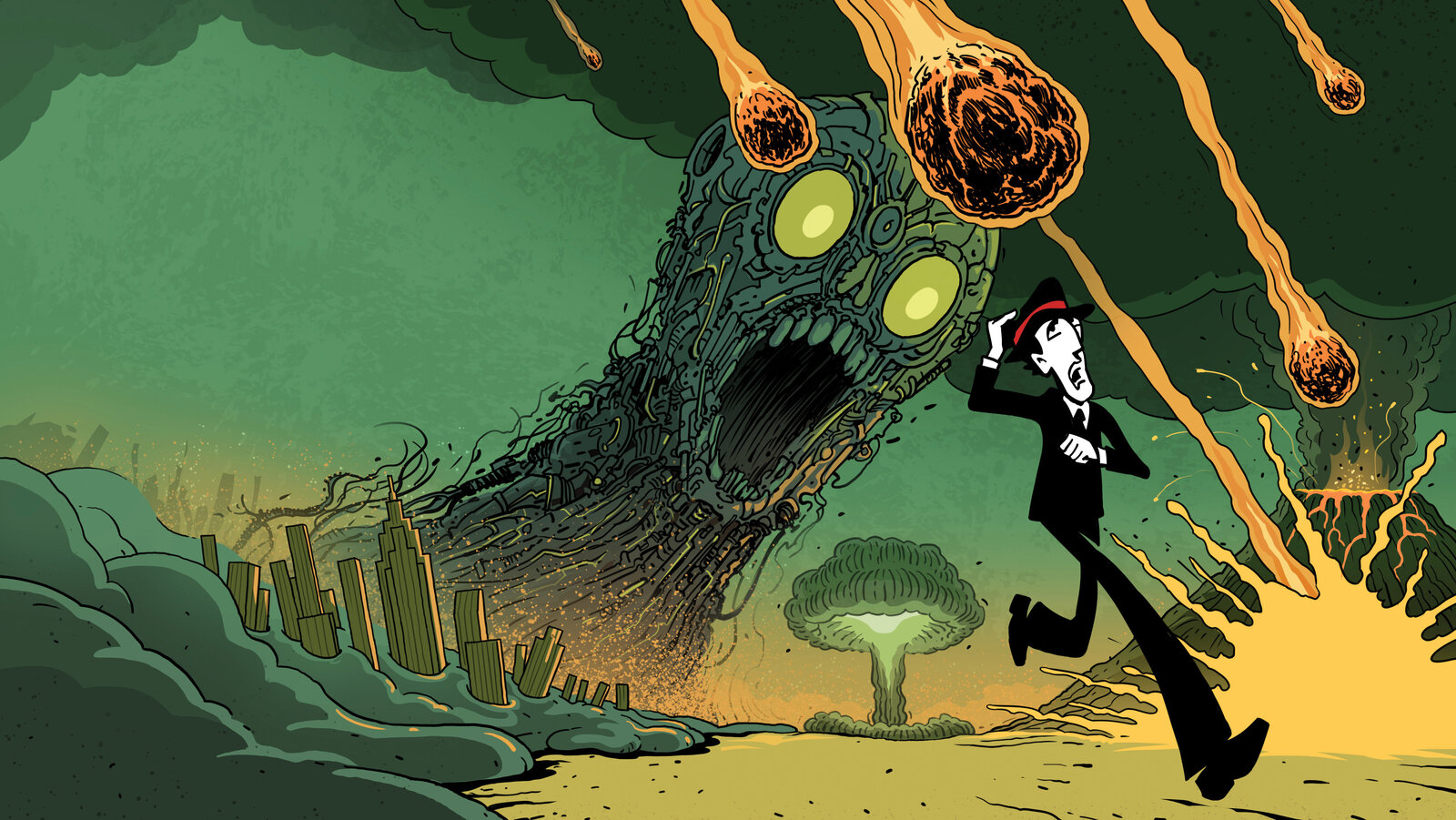 Illustration zum Thema Weltuntergang