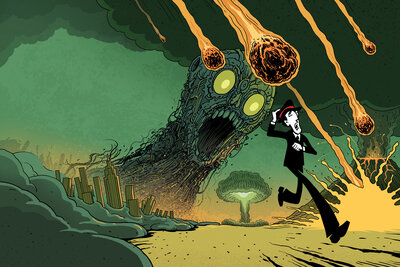 Illustration zum Thema Weltuntergang