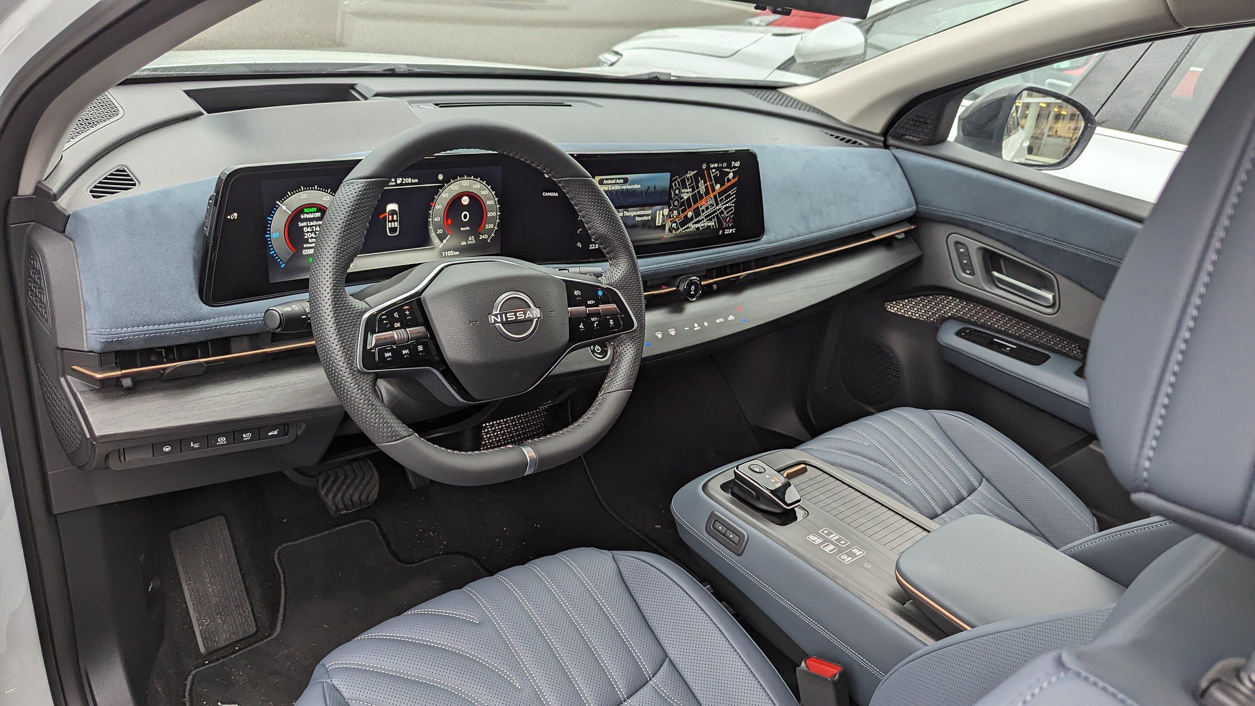 Cockpit im Nissan Ariya