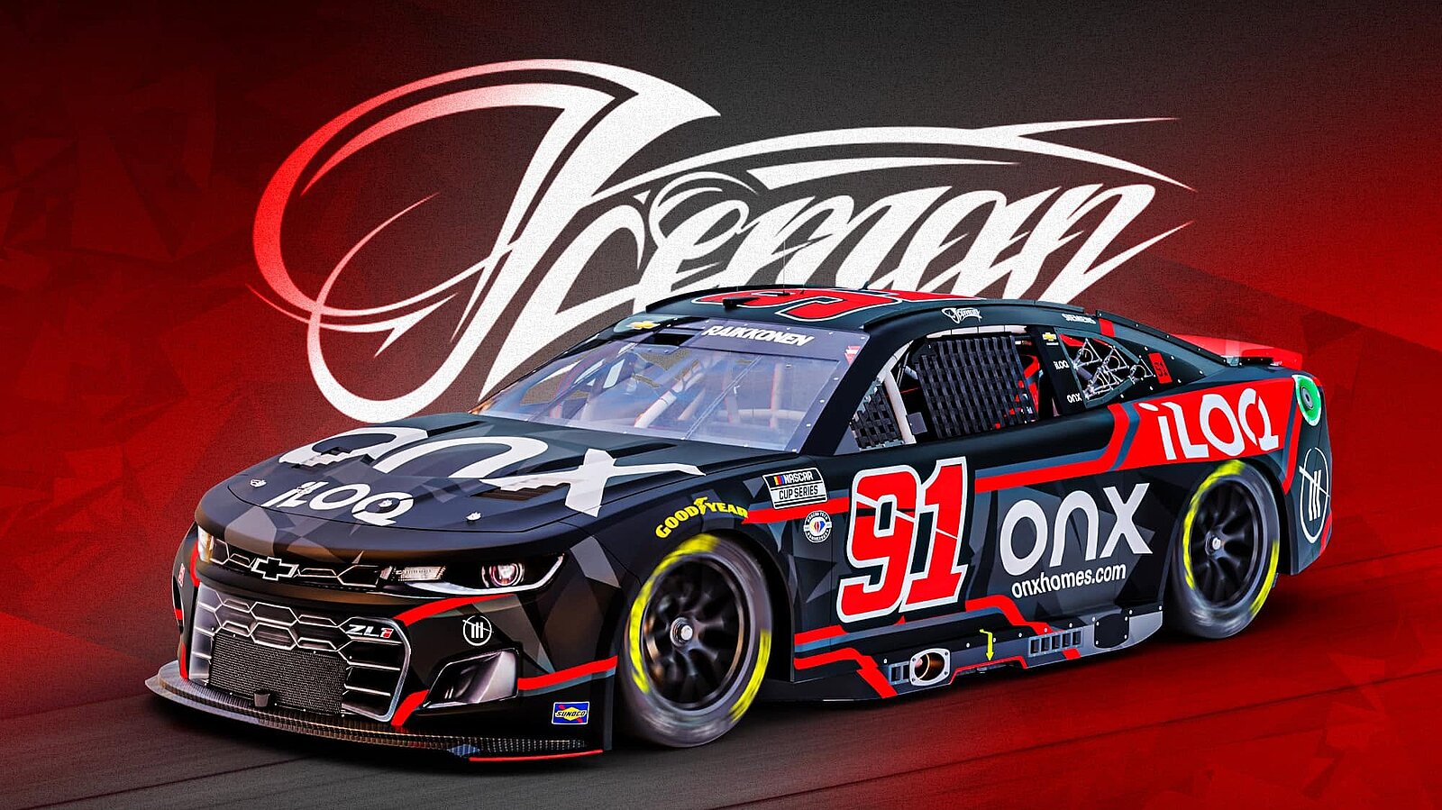 Nascar-Bolide von Kimi Räikkönen