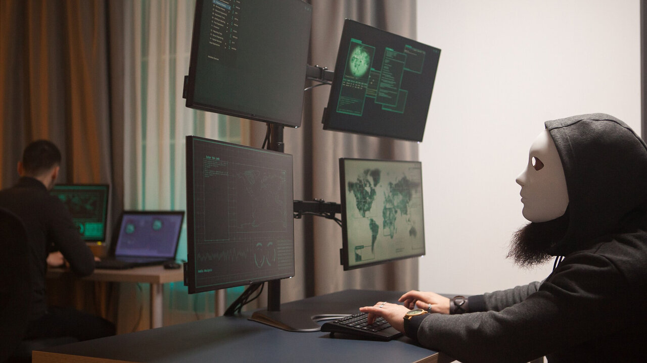 Hacker bei der Arbeit