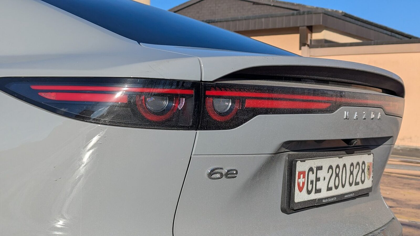 Heck des Mazda 6e