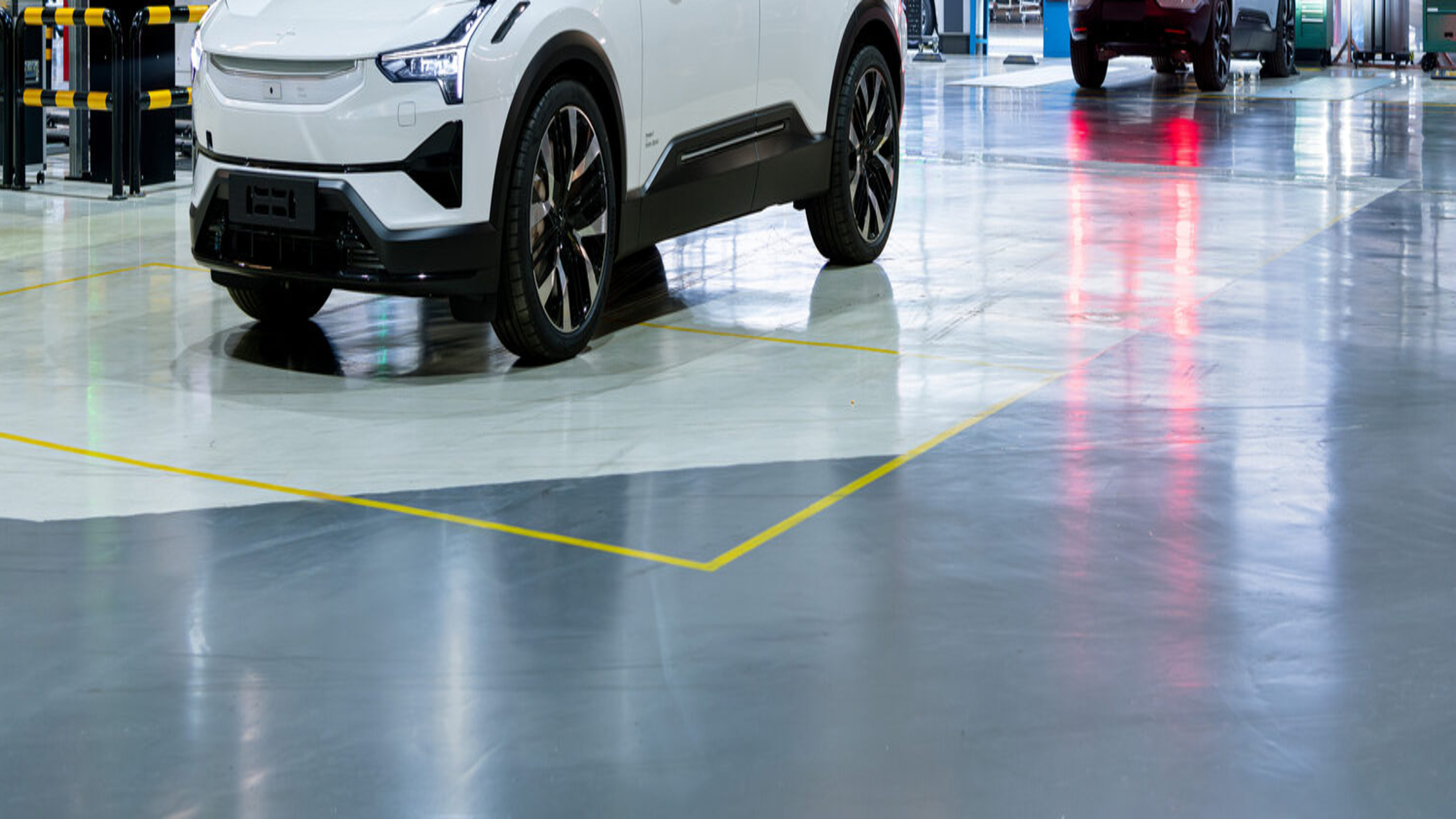 Der Polestar 3 frisch ab Band. Bild: Polestar.
