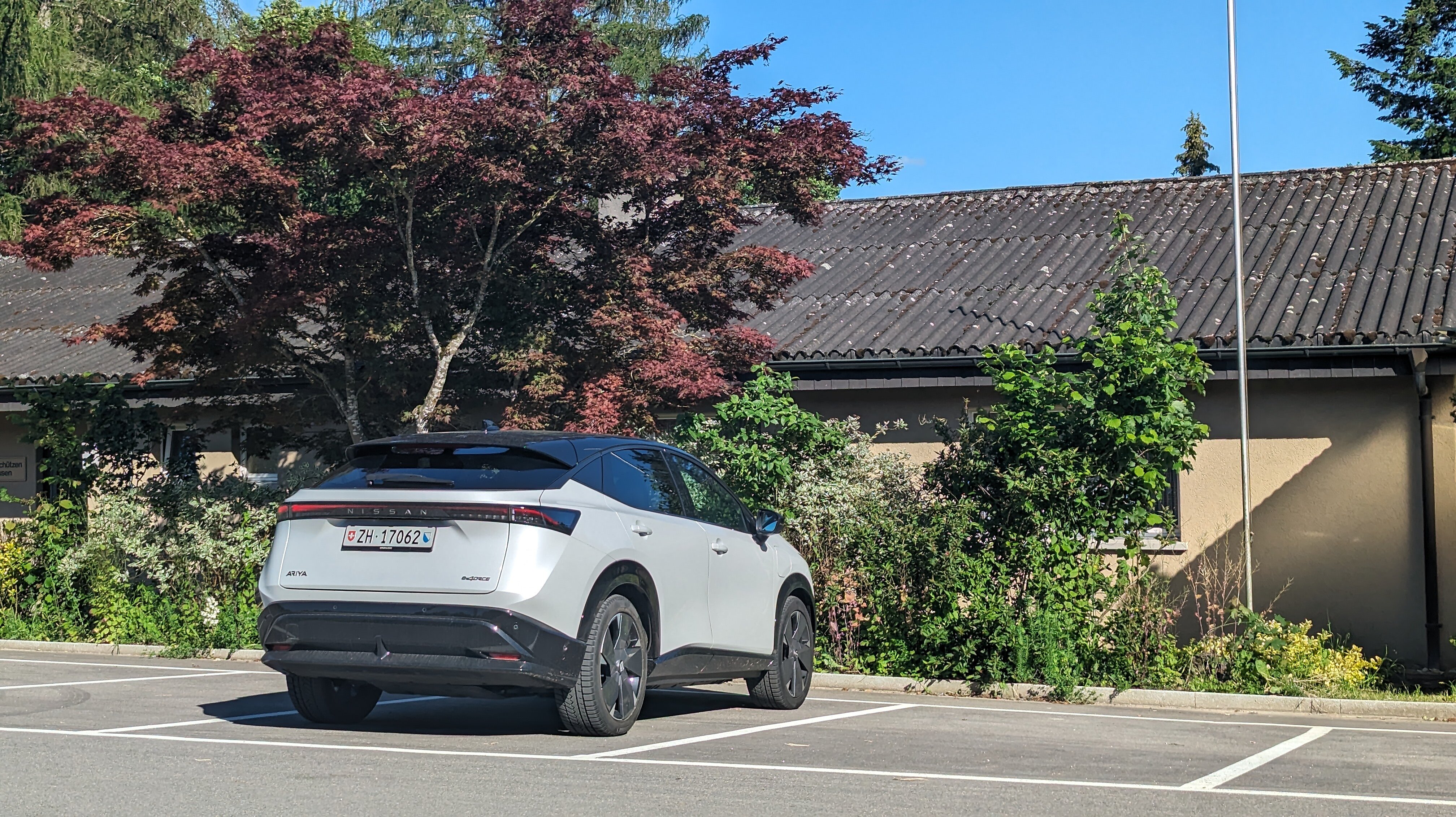 Nissan Ariya von hinten