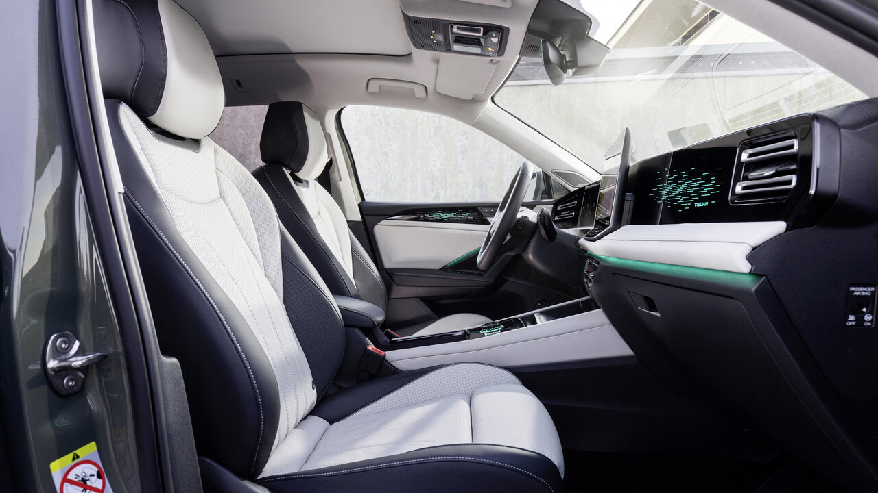 Vordersitze im VW Tiguan