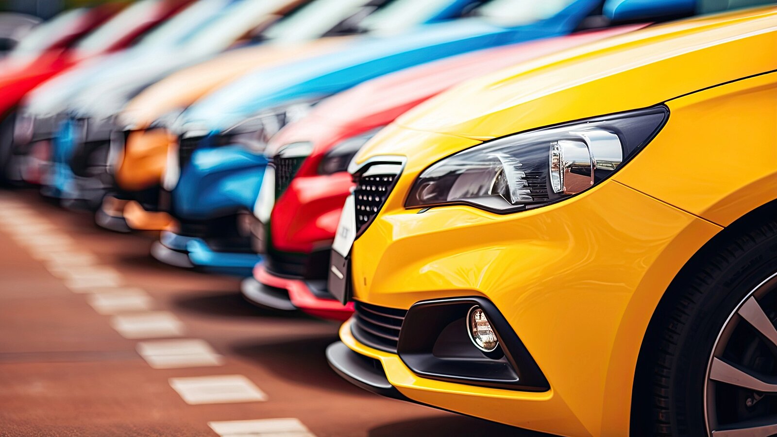 bunte Autos