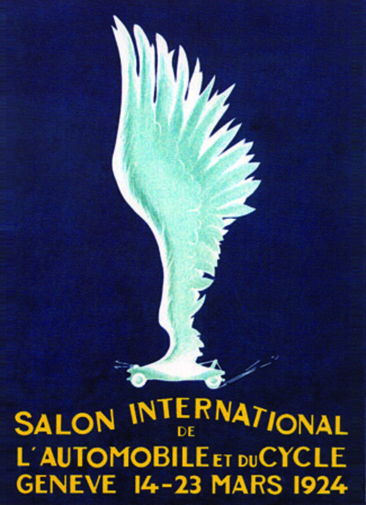 Plakat des ersten internationalen Salon