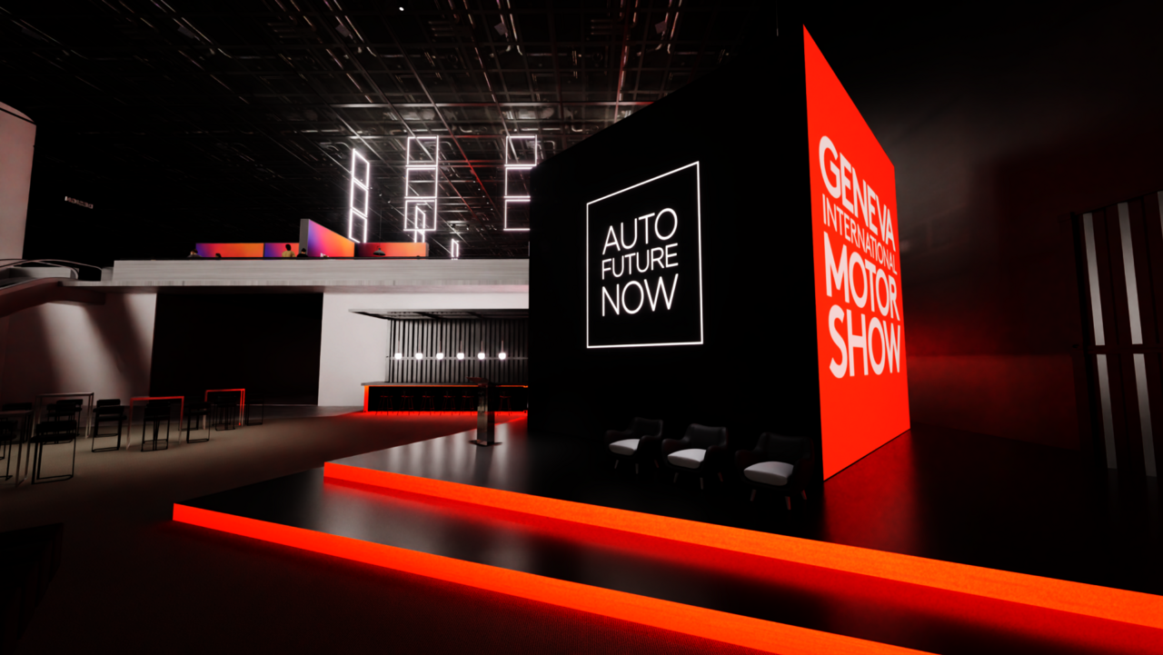 Grafik des Cube am Genfer Autosalon