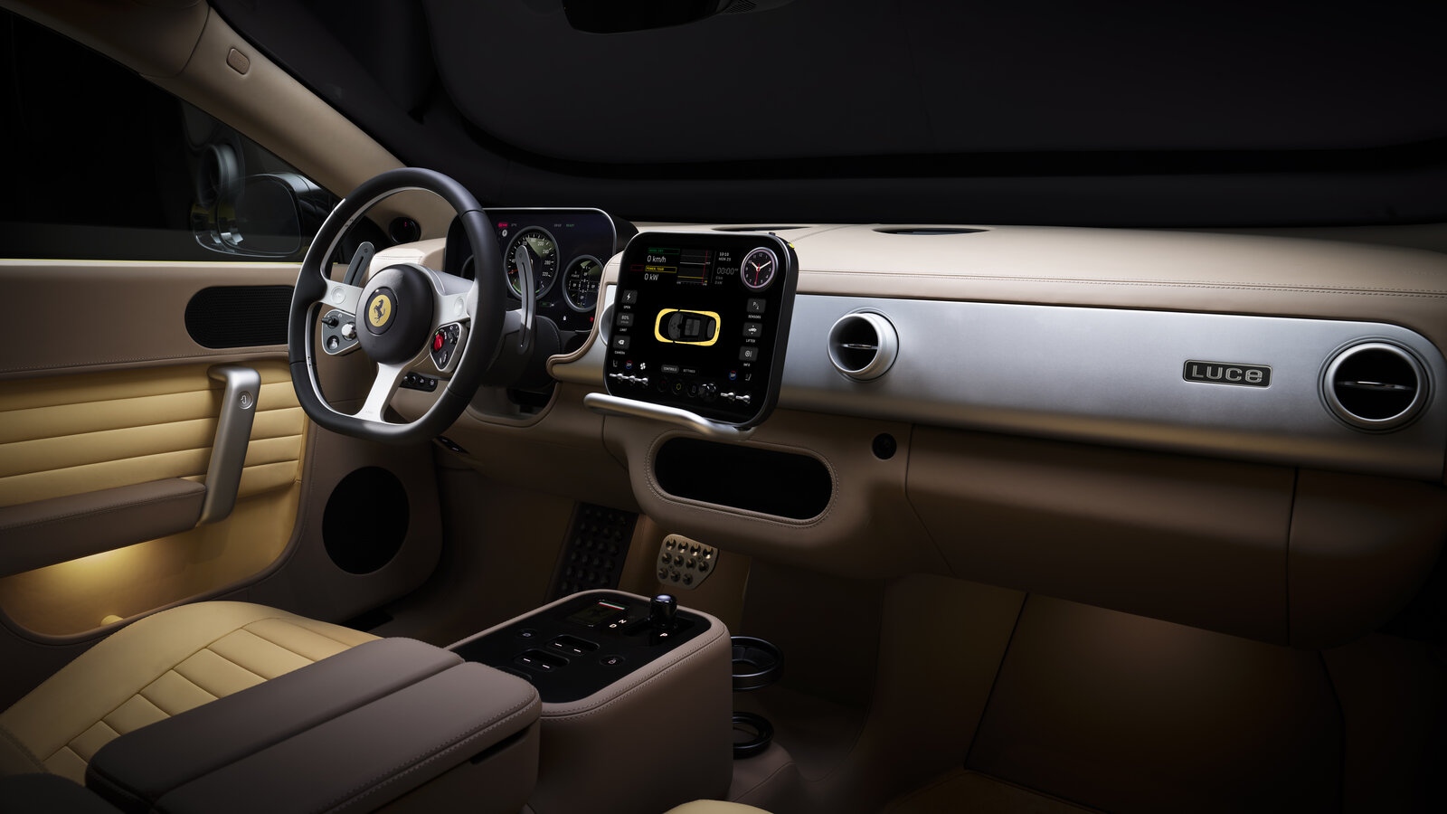 Cockpit des Ferrari Luce