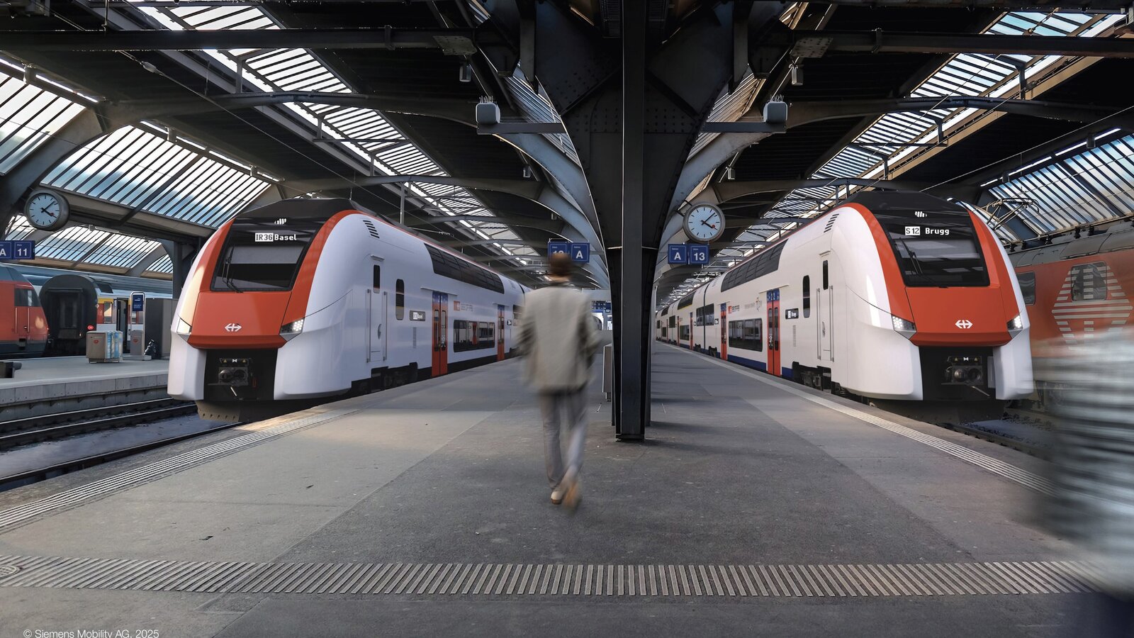 Die schwersubventionierte SBB hat den Zwei-Milliarden-Grossauftrag für 116 Doppelstockzüge nicht an die Schweizer Stadler-Rail vergeben, sondern die deutsche Siemens aus Krefeld bevorzugt. Bild: Siemens Mobility AG