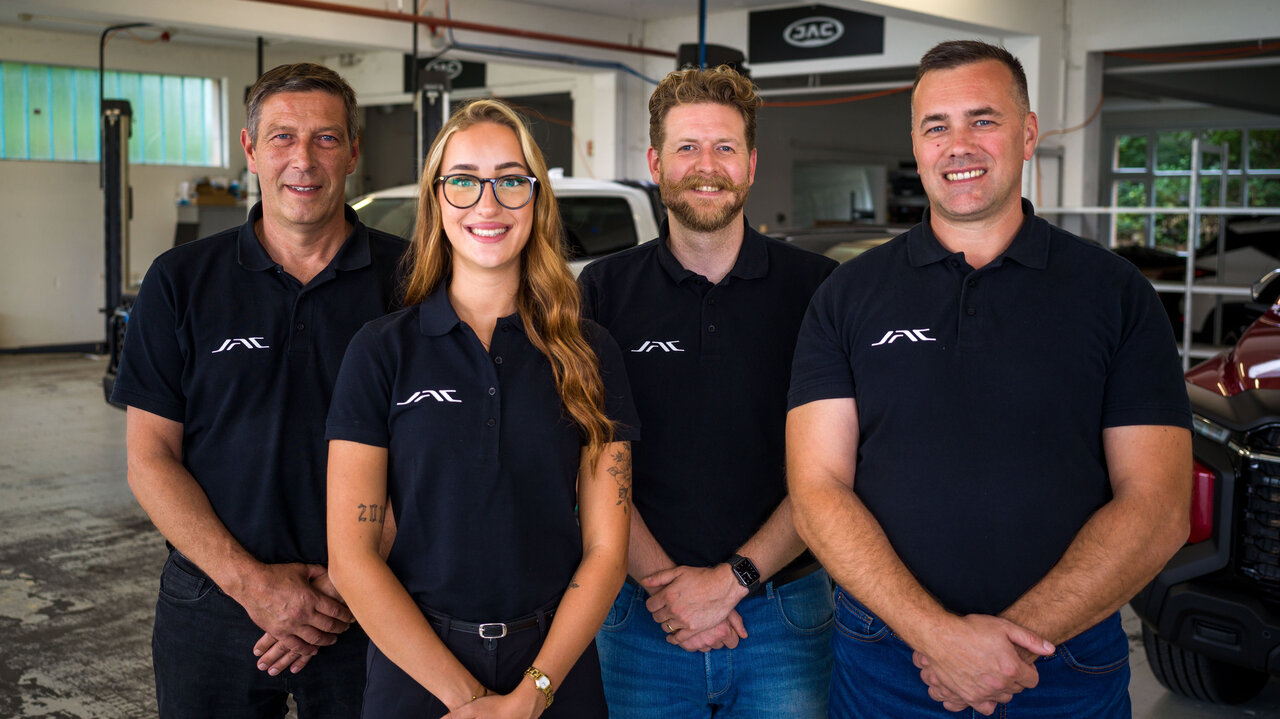 Das Team von JAC Motors Schweiz