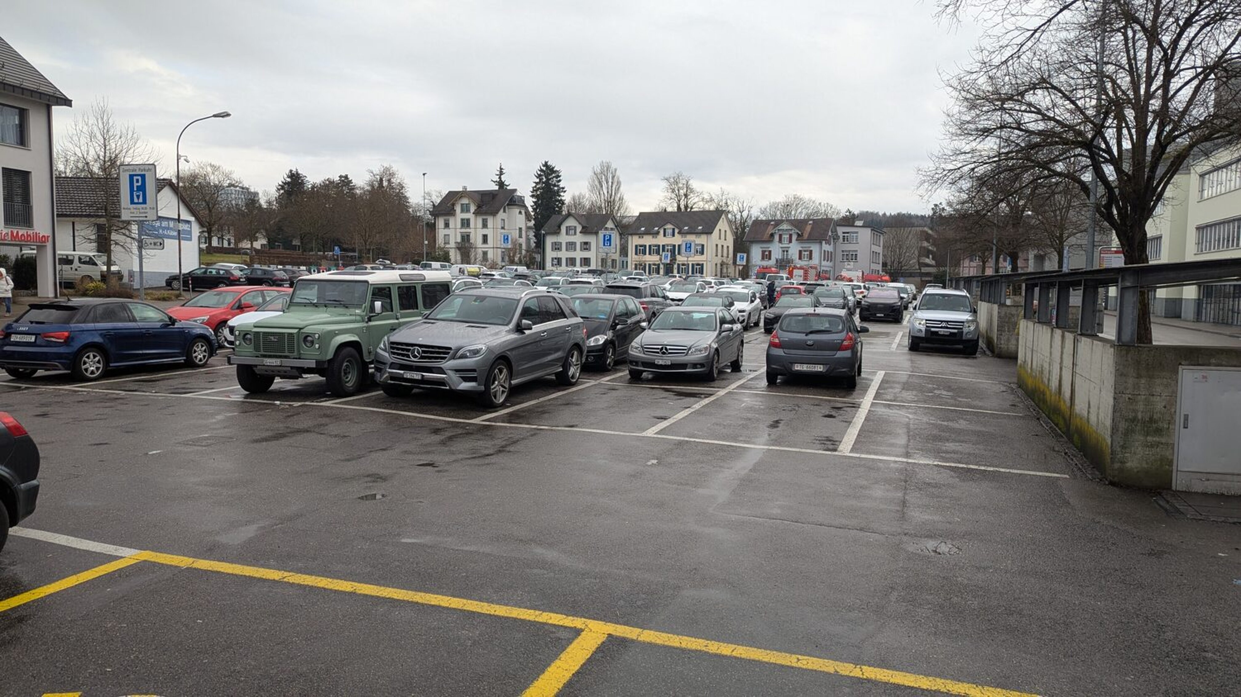 öffentlicher Parkplatz in Frauenfeld
