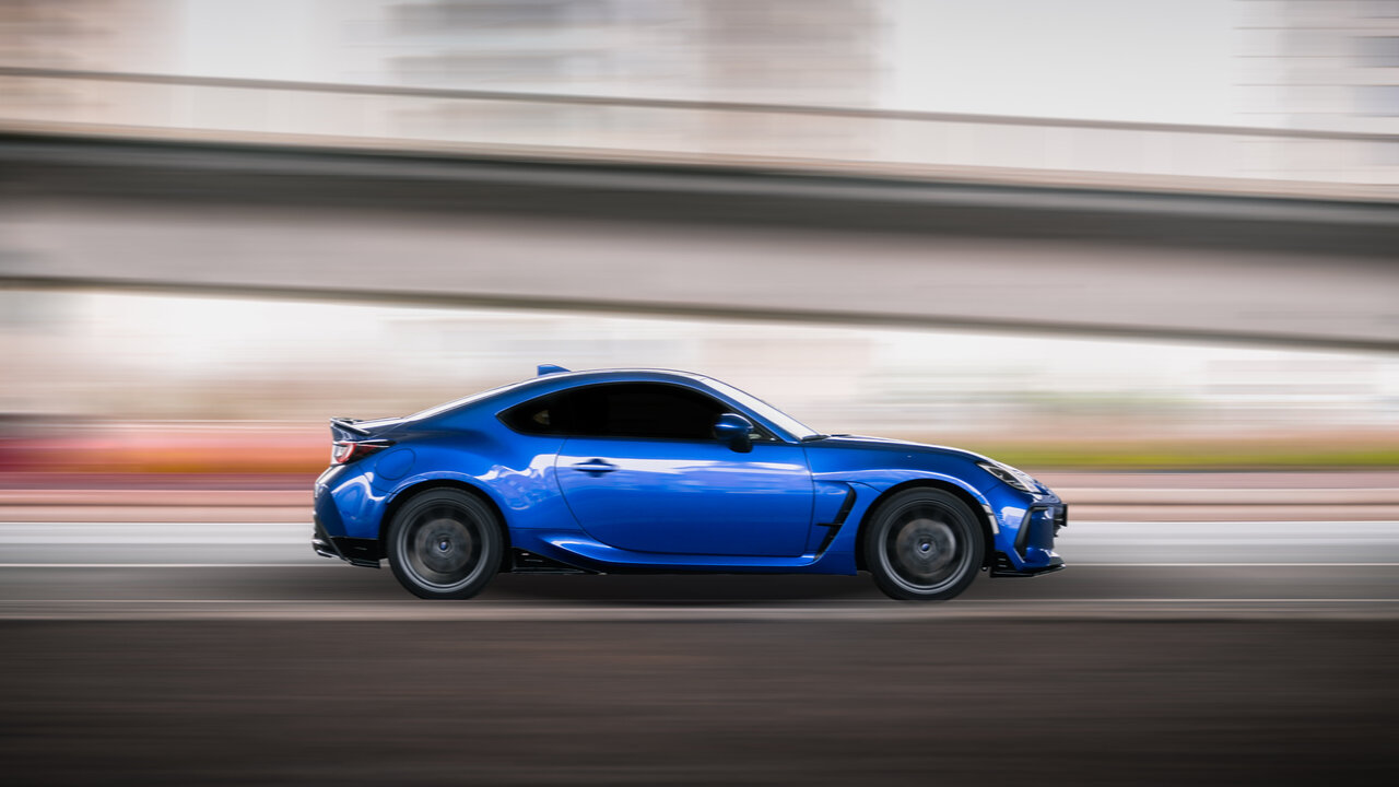 Subaru BRZ in Fahrt