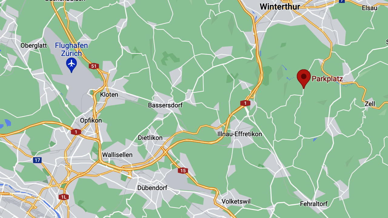 Kartenausschnitt für Etappe 2