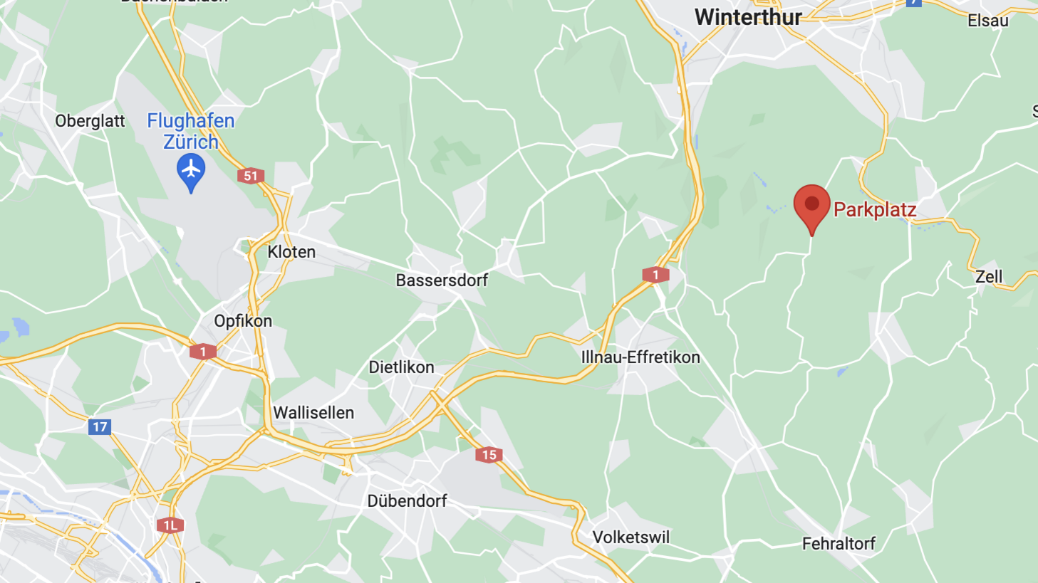 Kartenausschnitt für Etappe 2