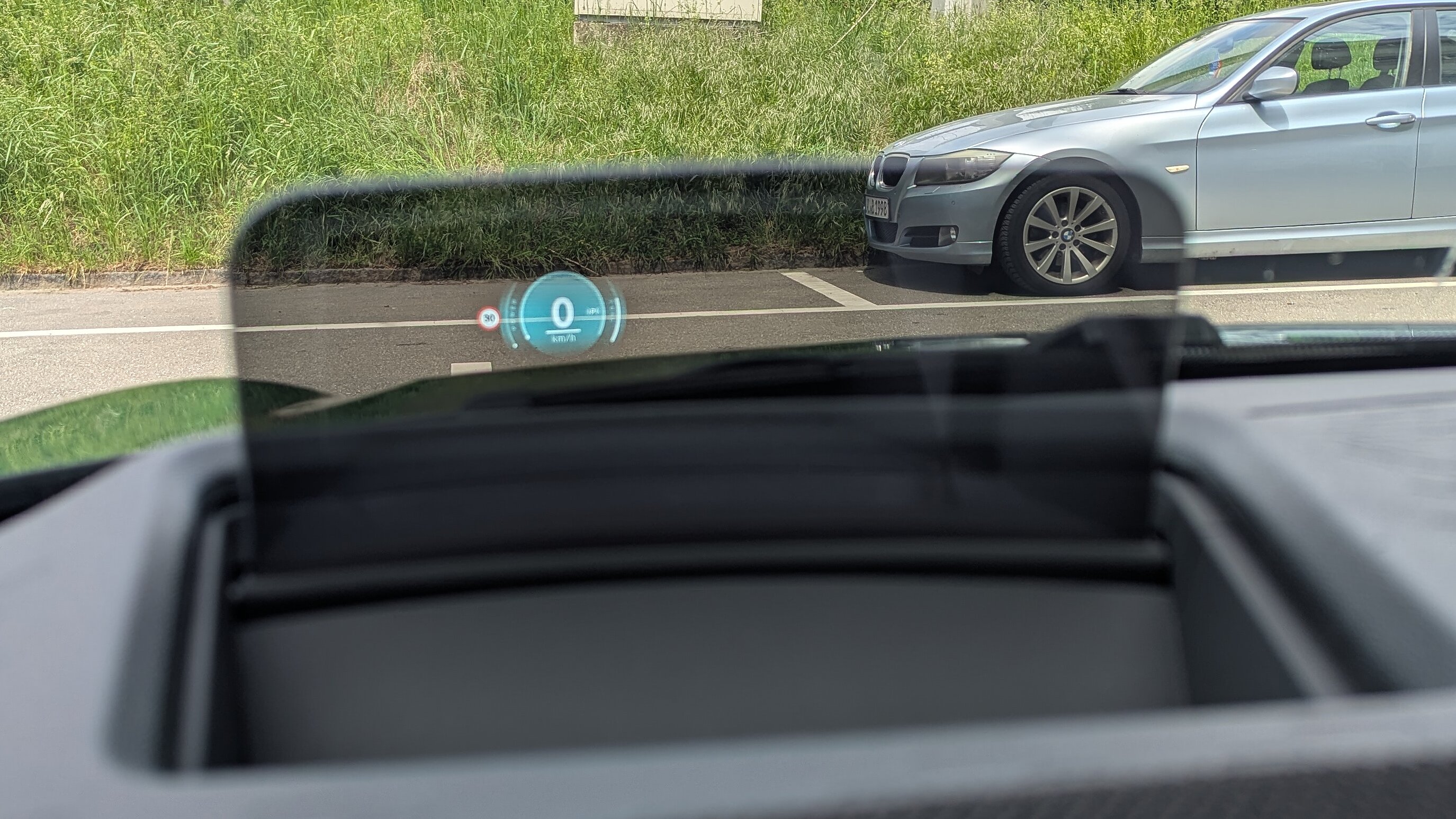 Head-up-Display im Mini Cabrio