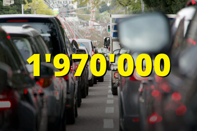 1970000 Fahrzeuge mehr - zahl der Woche Zunahme Fahrzeuge