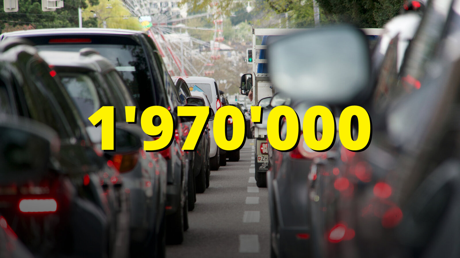 1970000 Fahrzeuge mehr - zahl der Woche Zunahme Fahrzeuge