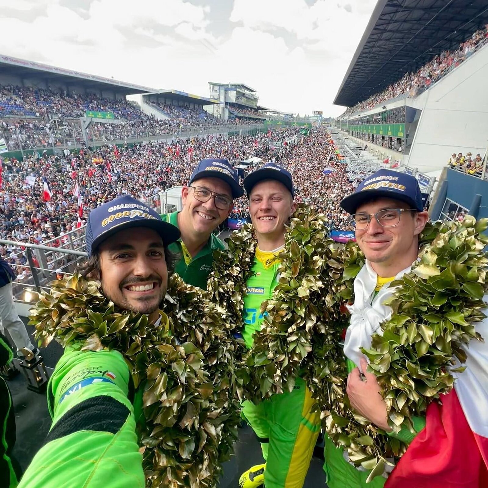 Selfie Fabio Scherrer 24h Le mans