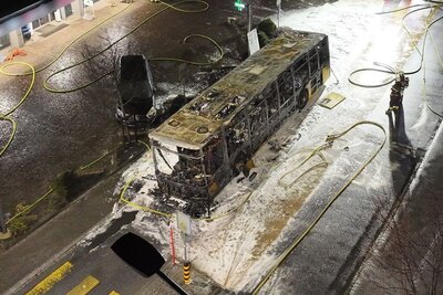 Postauto Kerzers Brand