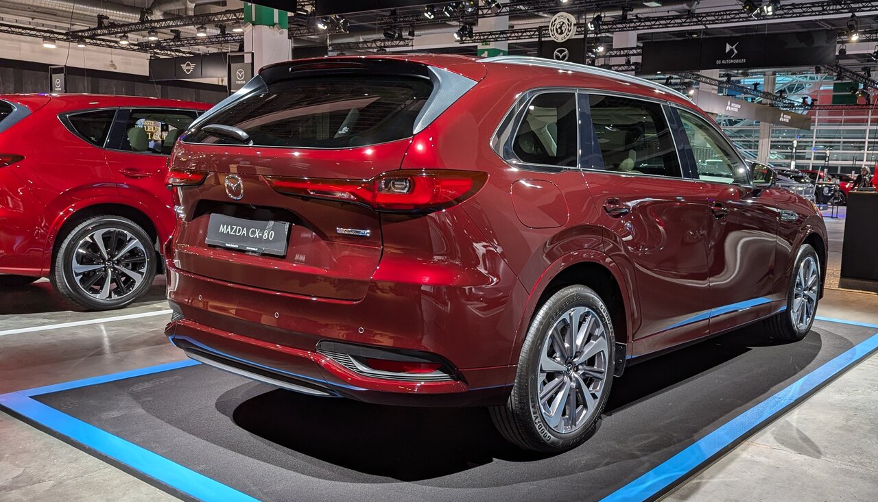 Mazda CX-80 an der Auto Zürich