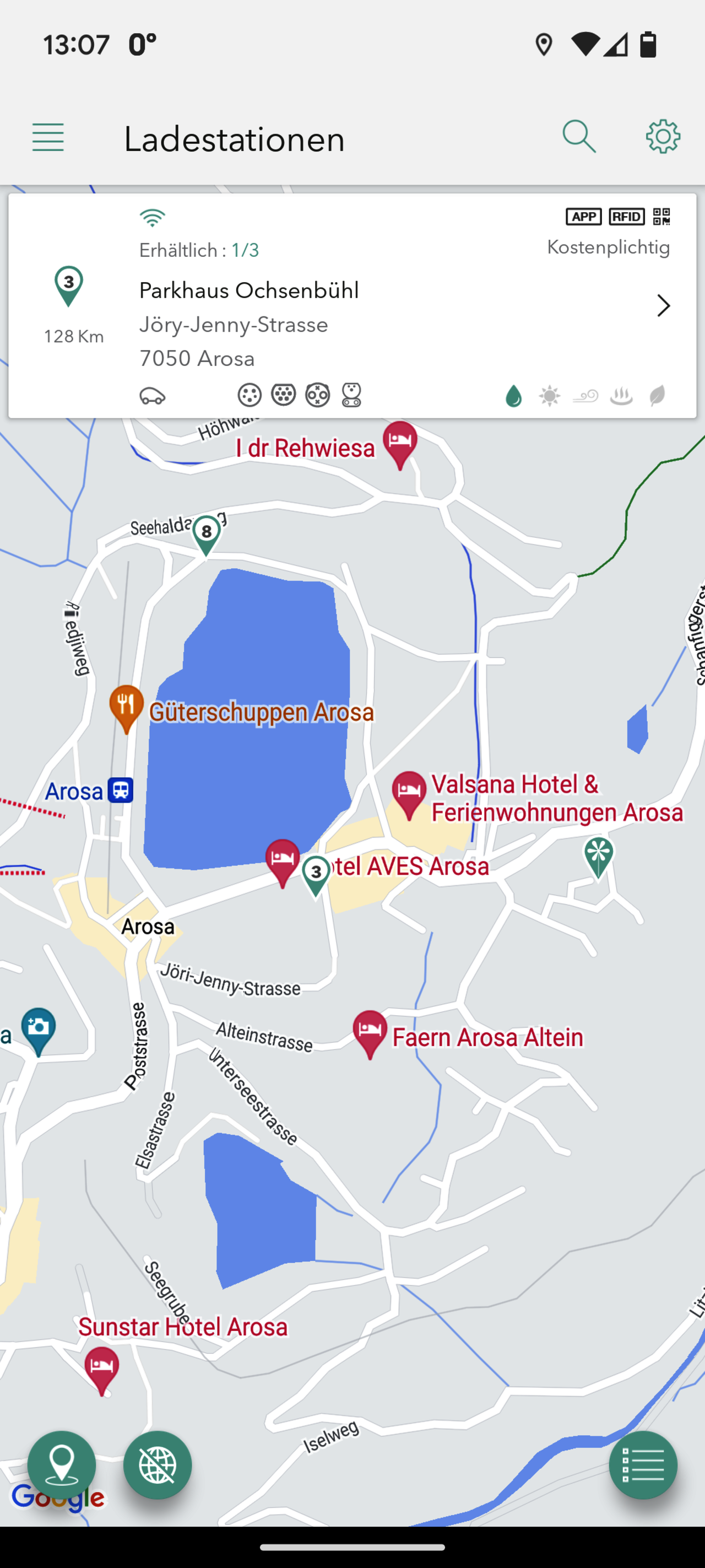Screenshot App EV-Pass