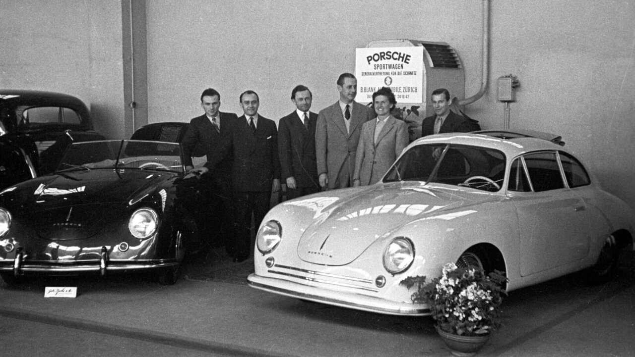 Porsche am Genferautosalon 1949