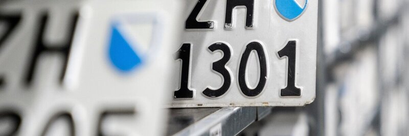 Wunschkontrollschilder im Kanton Zürich