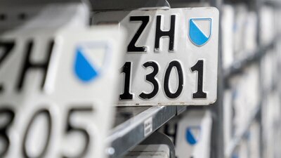 Wunschkontrollschilder im Kanton Zürich