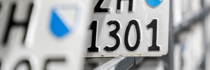 Wunschkontrollschilder im Kanton Zürich