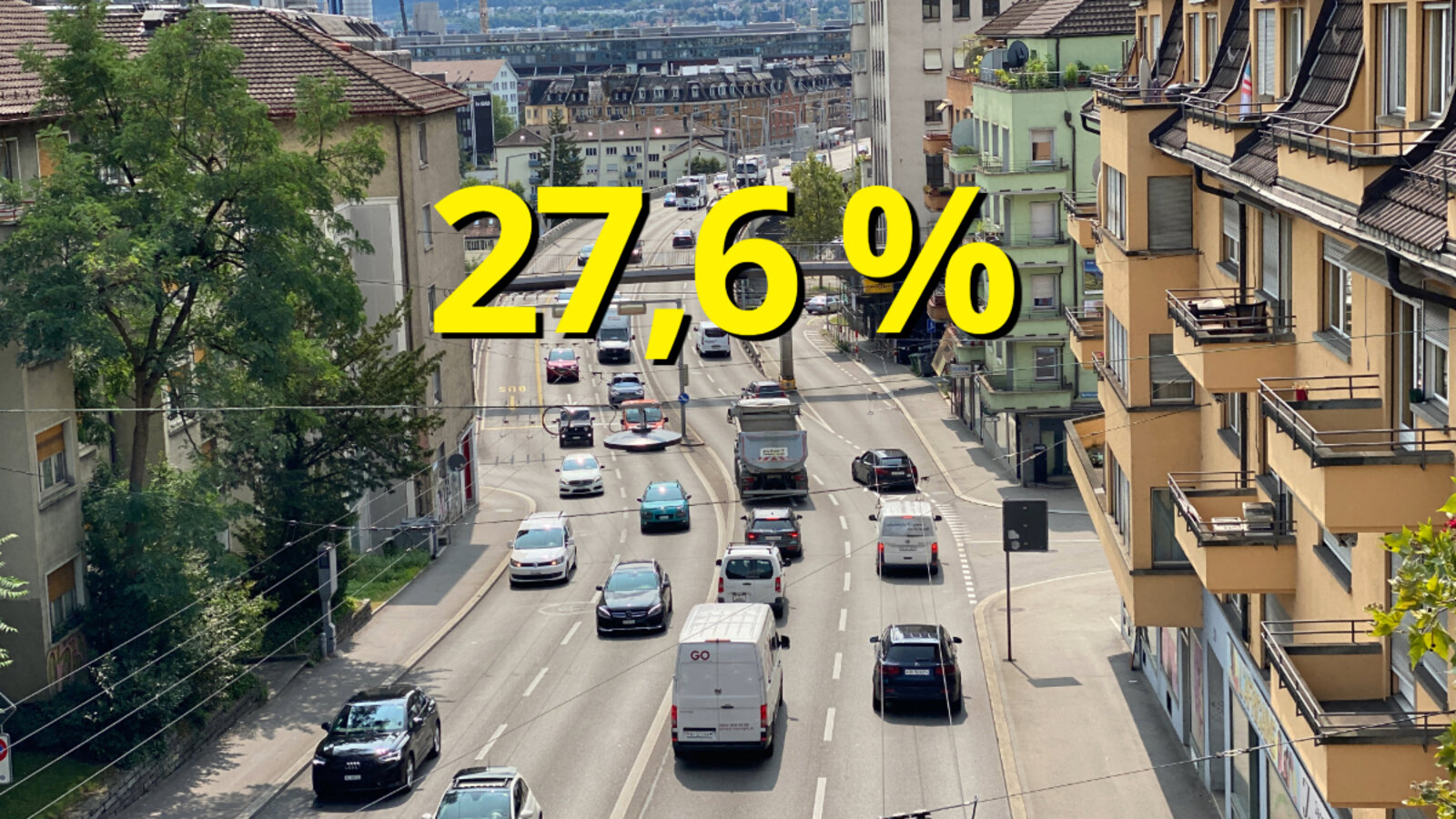 Zahl der Woche zum CO2-Ausstoss von Autos