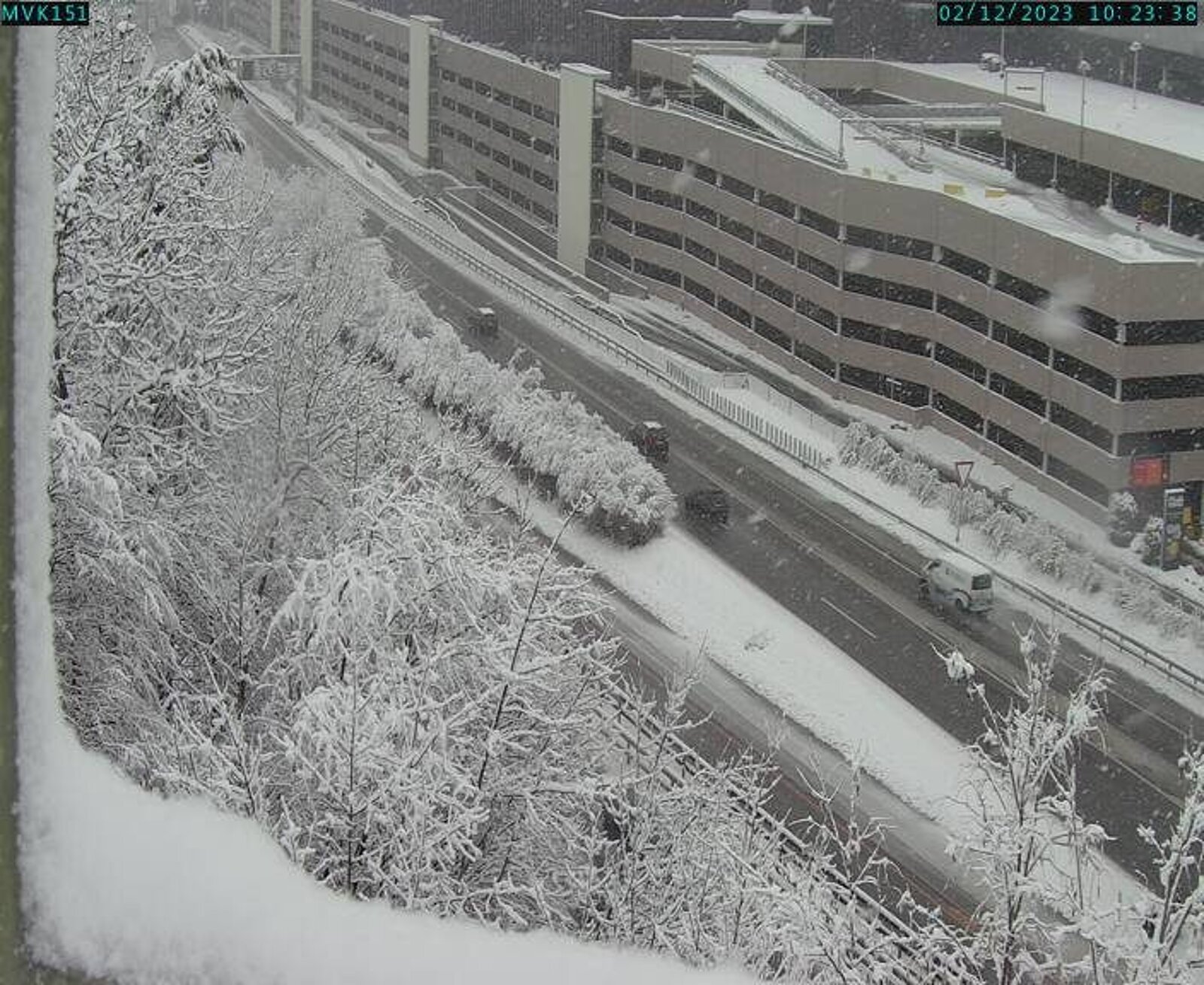 Zürich-Wallisellen am Samstag gegen 10 Uhr. Bild. Webcam