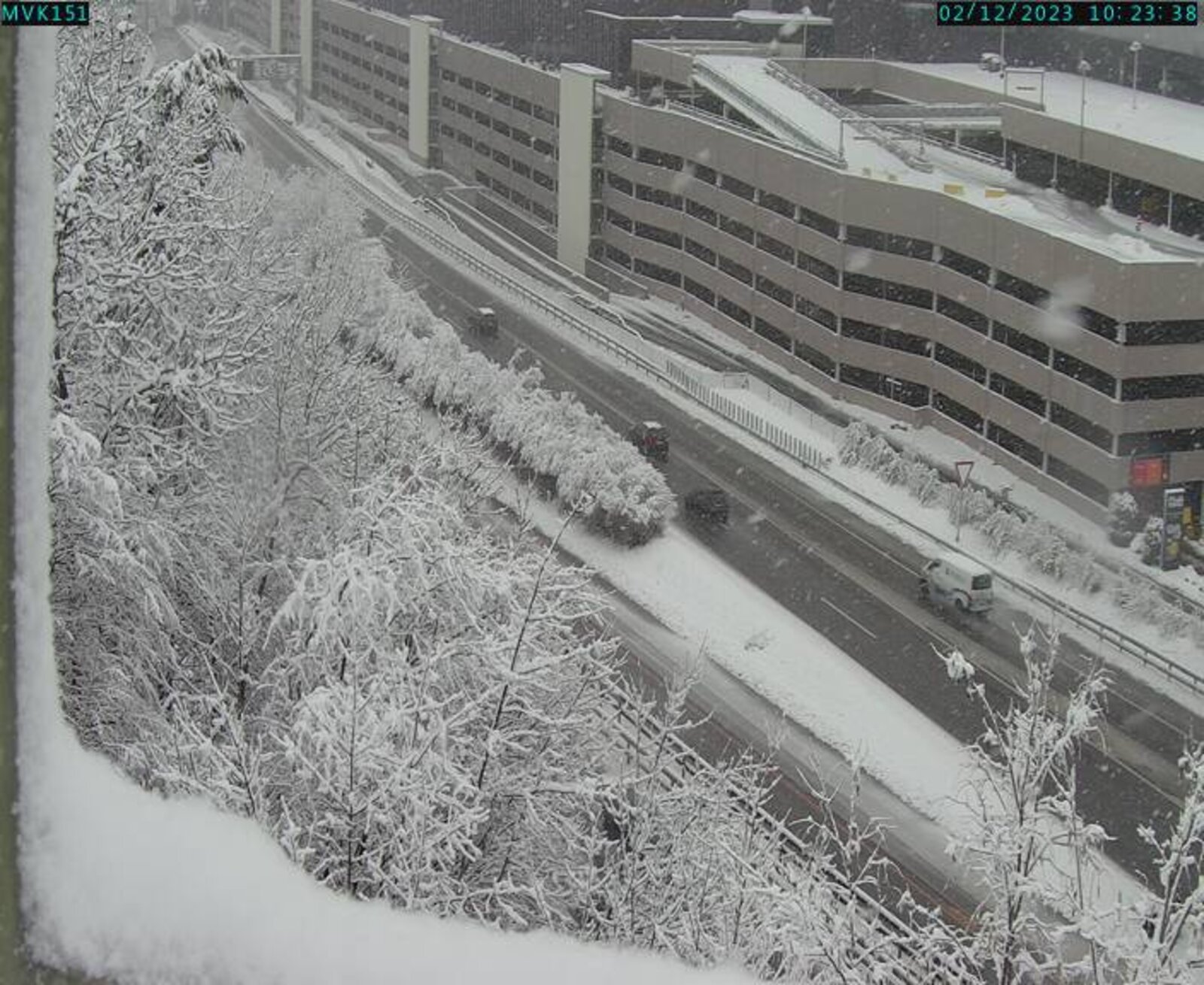 Zürich-Wallisellen am Samstag gegen 10 Uhr. Bild. Webcam