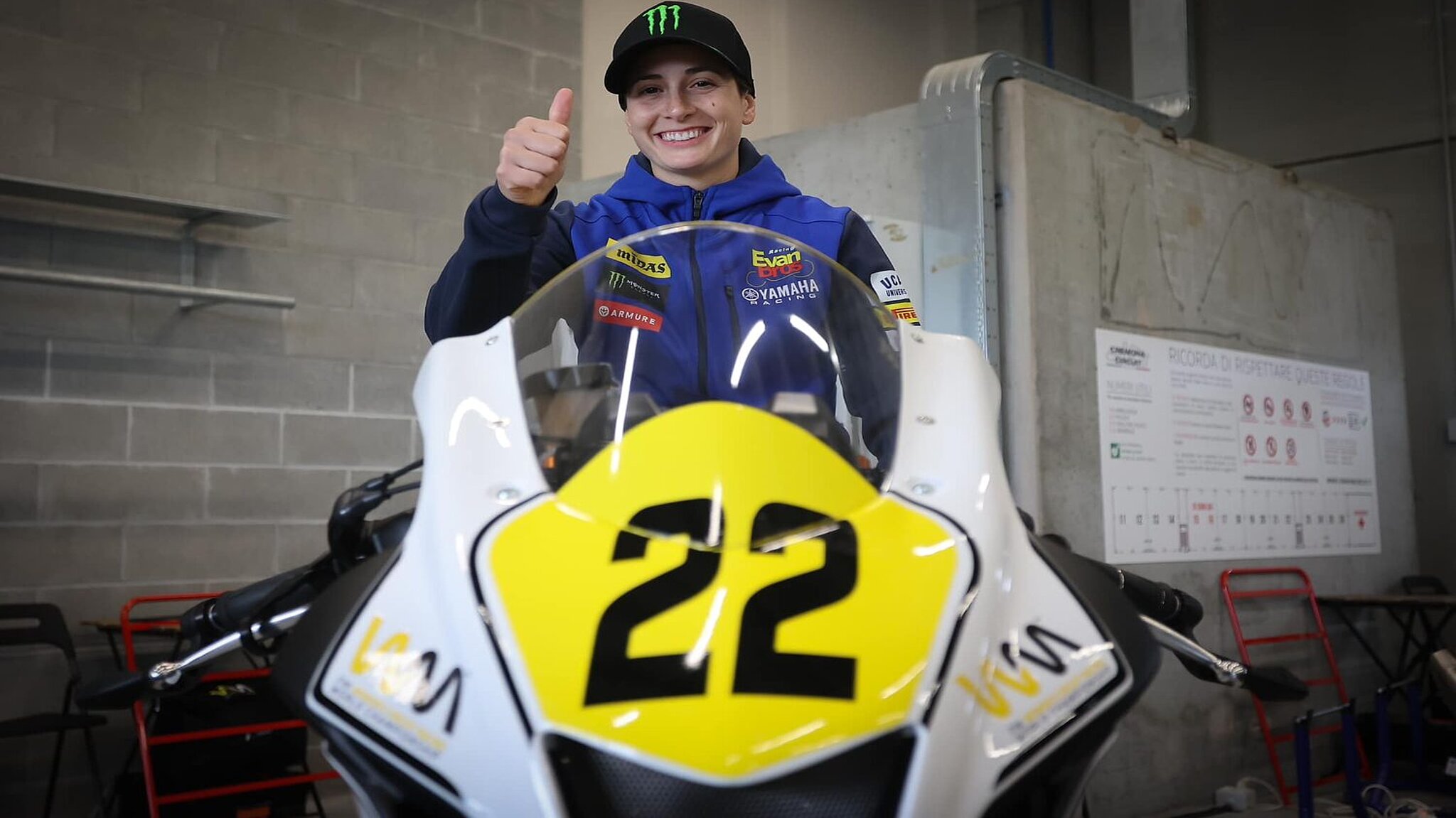 Motorradrennfahrerin Ana Carrasco