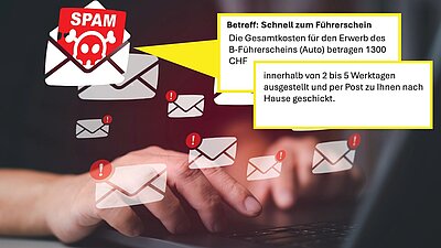 Führerschein Mail Spam