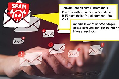 Führerschein Mail Spam